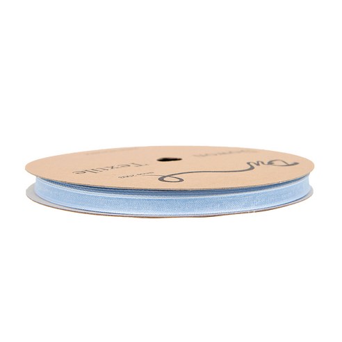 리본끈 오간디 리본 기본 무지 6mm, 28.연하늘색