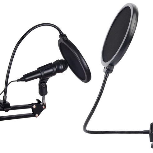 가성비 갑! 깨끗한 녹음을 위한 최고의 선택, 마이크팝필 [2개묶음]