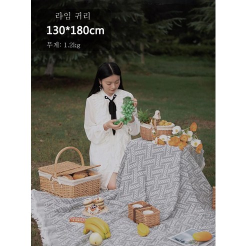 DFMWI.피크닉 매트.Picnic mat.--피크닉 매트 피크닉 패드 습기 방지 패드에 두꺼운 아웃도어 매트 인스풍 비치 패드 방수 캠핑 휴대용, 록그레이귀리130*180Cm