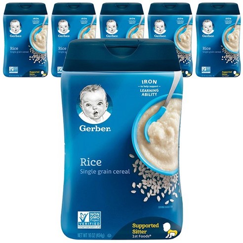 거버 시리얼 454g, 쌀(Rice), 6개