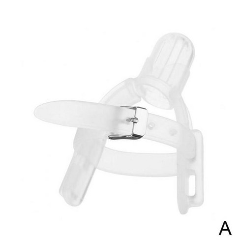 손가락빨기방지 손빨기방지 손빠는아기 손톱물어뜯기방지 무독성 실리콘 아기 젖꼭지 손가락 빠는 중지 치료 키트 물린 교정 가드 S1P6, [01] A, 1개