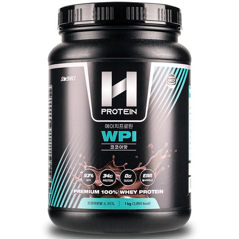 오늘의바디 단백질보충제 에이치프로틴 WPI 93%, 1kg, 1개
