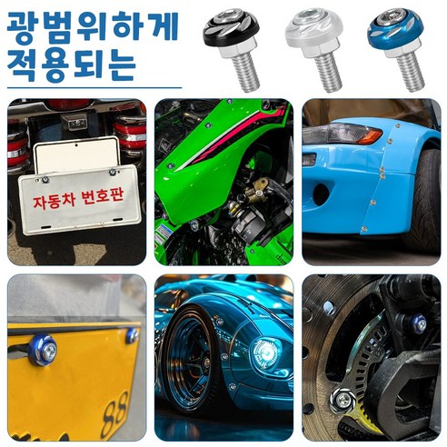 알루미늄 번호판 나사로 차량의 숨겨진 매력을 깨우다