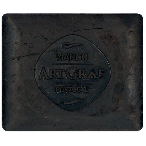 ArtGraf 아트그라프 수성 흑연 수용성 viarco 수채화 스틱, 블랙 카본 블랙