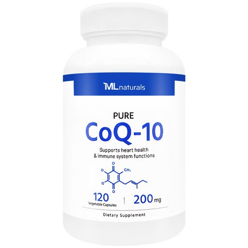 [미국번개배송] 신제품 착한명품 마이라이프 내추럴스 퓨어 코큐텐 200mg, 1개, 120정