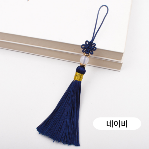 슈퍼마르크트 추석 전통매듭 태슬 노리개, 10개, 네이비