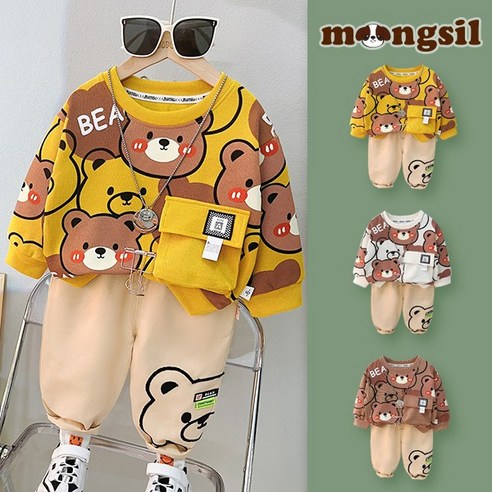 몽실이 부끄베어 맨투맨 상하복