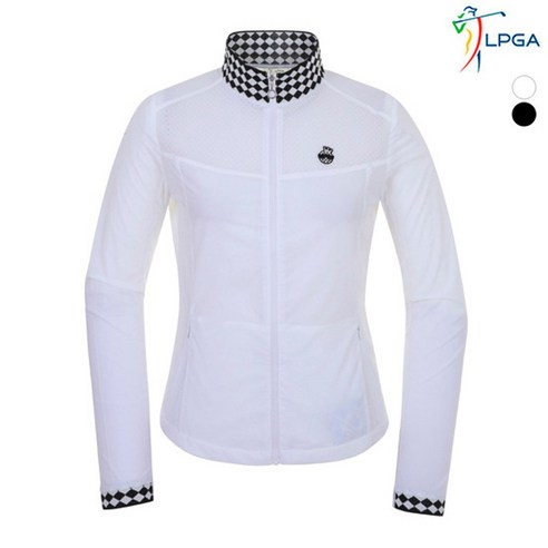 LPGA 여G 펀칭 패치 배색 점퍼 L182JP552P