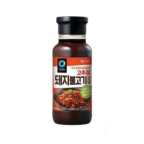 밥상 위 마법, 청정원 고추장 돼지불고기 양념으로 맛있는 변화를! 돼지불고기양념