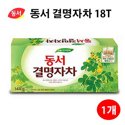 유니크앤몰 결명자 고유의 맛을 살린 동서 결명자차18T 티백 결명자차, 8g, 18개입, 1개