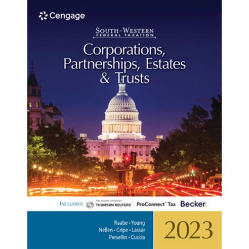 (영문도서) South-Western Federal Taxation 2023: Corporations Partnerships Estates and Trusts (Intuit P... Paperback, Cengage Learning, English, 9780357719961