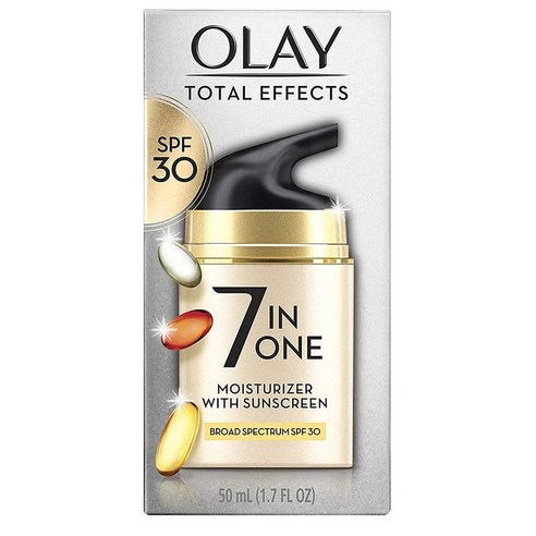 Olay 7 in One Moisturizer Cream 올레이 모이스처라이저 보습 크림 SPF30 50ml, 1세트