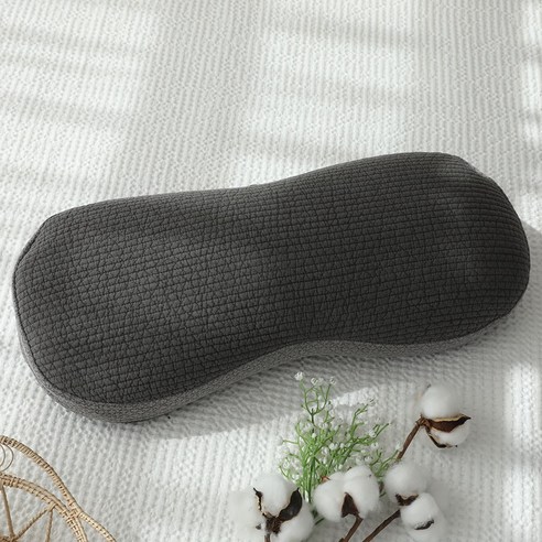 순면 피그먼트 땅콩 메밀베개, 차콜, 01.광목 땅콩 메밀베개
