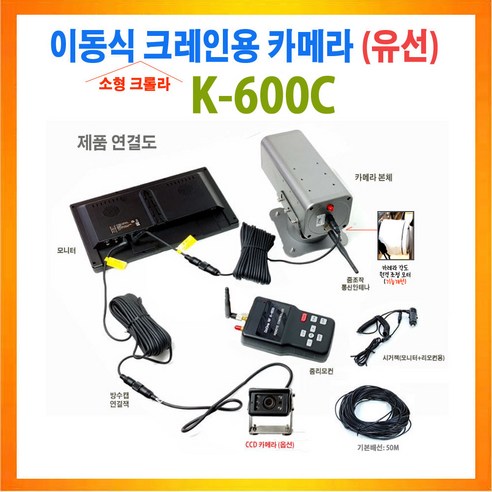 K-600 크레인 카메라로 건설 현장의 안전과 효율을 동시에!