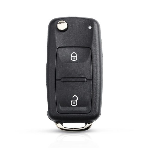 KEYYOU 접이식 플립 원격 키 교체 케이스 FOB 쉘 VW 바겐 트랜스포터 T5 G 언컷 블레이드 2 버튼, 2 BUTTON, 1개 - 폴딩키 | 쿠팡