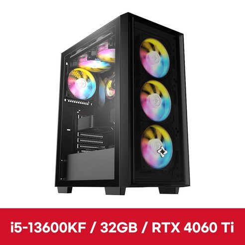 이엠텍 레드빗 PC PRO - I5N502 (i5-13600KF/RTX4060Ti/32GB(16Gx2)/SSD1TB)