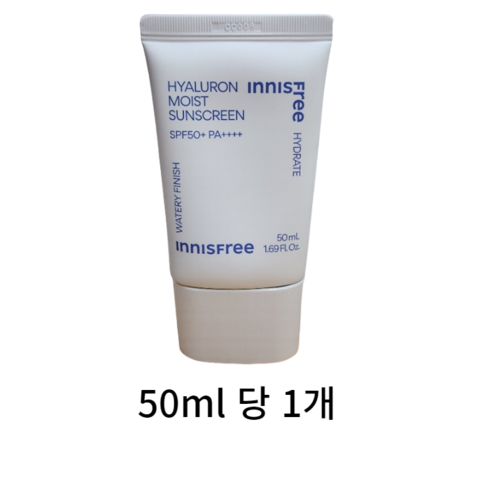 이니스프리 히알루론 수분 선크림 SPF50+ PA++++, 1세트, 200ml