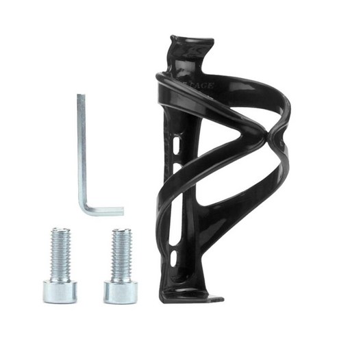 플라스틱 자전거 물병 홀더 도로 자전거 산악 자전거용 MTB 물병 케이지, 검정, 148mm