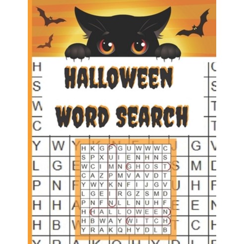 Halloween Word Search: Large Print Halloween Word Search Puzzle Book For Adults - Halloween Activity... Paperback, Independently Published