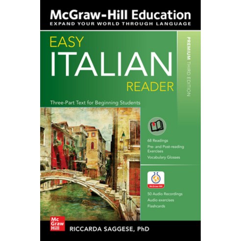 Easy Italian Reader Premium Third Edition Paperback, McGraw-Hill Education
