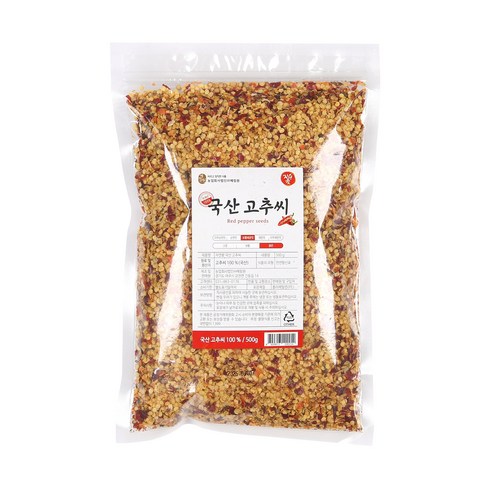 자연애 100% 국산 고추씨, 1개, 500g