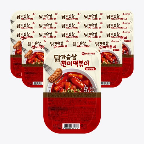 미트리 닭가슴살 현미떡볶이 오리지널 250g x 6개 석관동이북식기름떡볶이 Best Top5