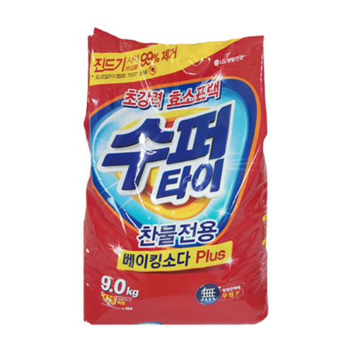 수퍼타이 리필 9KG 세탁세제, 1개