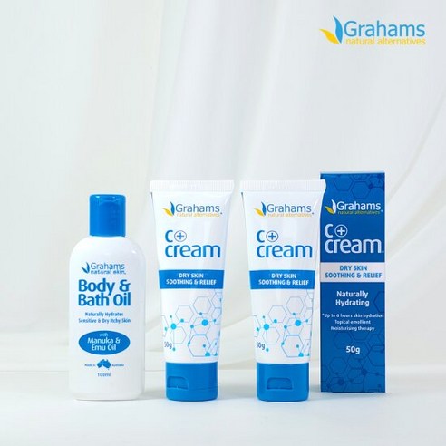 그라함스 내추럴 C플러스크림 50gx2개 + 배스오일 100ml, 단품