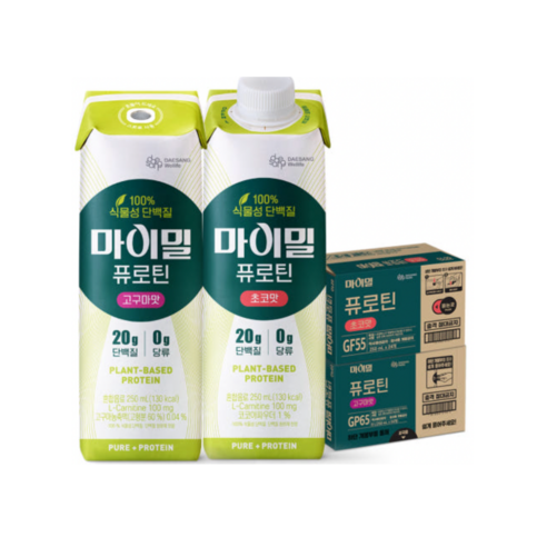대상웰라이프 마이밀 퓨로틴 고소한맛, 250ml, 48개