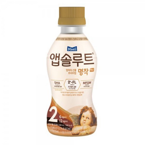 매일 앱솔루트 명작 액상 2단계 6-12개월 240ml 24입, 200ml