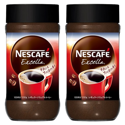 네스카페 에스프레소 레귤러 소류블 커피, 2개, 200g, 1개입
