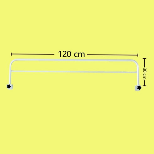 침대 추락 방지 펜스 안전가드 낙상방지 난간 가드레일, 흰색 세로 120cmx높이 30cm