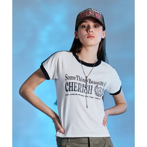 ★LARTIGENT★ L10 CHERISH TRACK TSHIRTWHITE 주식회사라티젠 | L10 CHERISH TRACK T-SHIRT