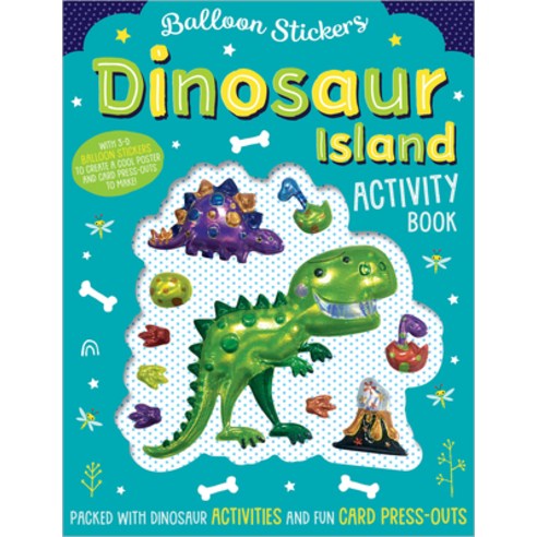 (영문도서) Dinosaur Island Activity Book Paperback, Make Believe Ideas, English, 9781788436694