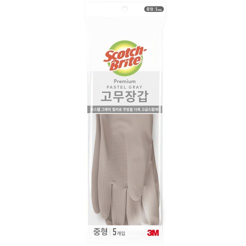 스카치브라이트 프리미엄 고무장갑 5개입