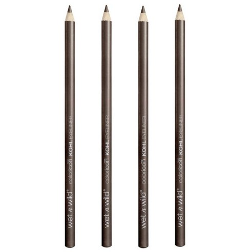 웻앤와일드 컬러아이콘 콜 아이라이너 1.4g, Simma Brown Now!, 4개