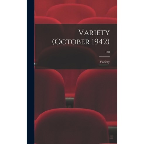 (영문도서) Variety (October 1942); 148 Hardcover, Hassell Street Press ...