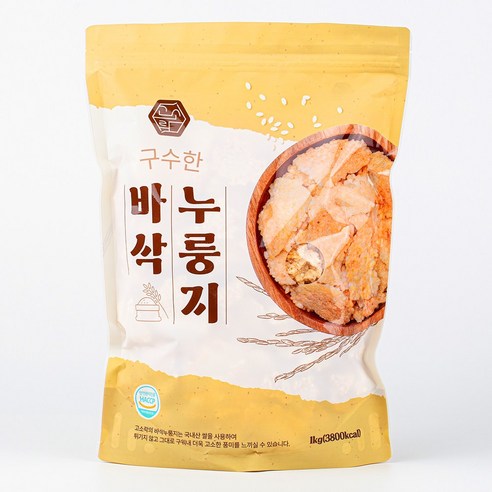 고소락 바삭 누룽지, 1kg, 1개