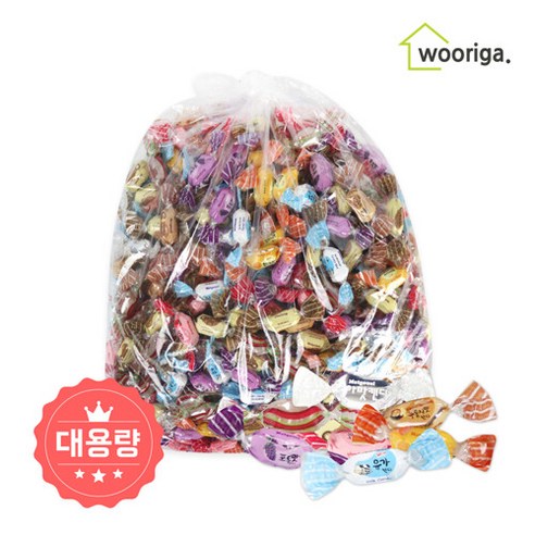 우리가스토리 GG 종합캔디 H 4kg×2개 대용량사탕 업소용사탕 사탕 캔디, 2개, 4kg