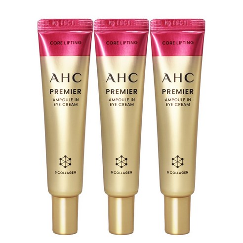 AHC 프리미어 앰플 인 아이크림 코어 리프팅 시즌12, 3개, 12ml