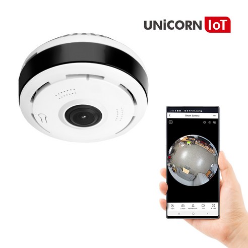 유니콘 IoT TCAM-D30 CCTV 스마트 웹캠 360도 카메라 홈캠