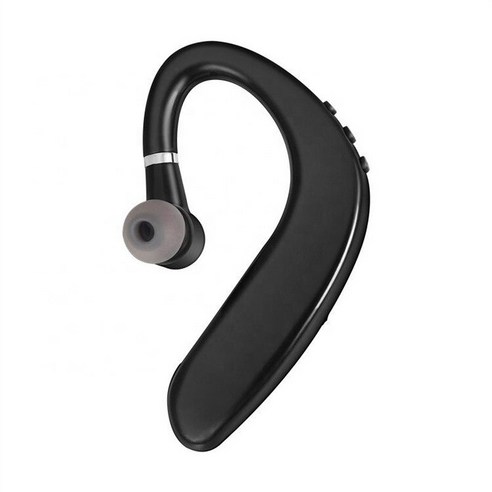 모든 스마트 폰용 마이크가있는 무선 이어폰 Bluetooth 연결 및 마이크가있는 핸즈프리 스포츠 헤드폰, 하나, 블랙