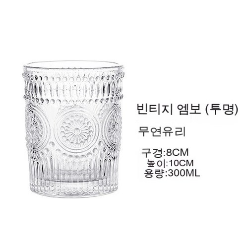 스노우드림 와인잔 내열유리잔 세로줄무늬잔 양주잔 칵테일잔, 색깔2