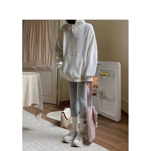 오버핏 기모 맨투맨 겨울 가을 루즈핏 라운드 레터링 도톰 제이플로우