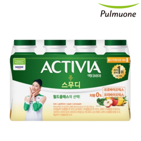 플무원다논 마시는 액티비아 스무디 골드키위사과 4입, 4개