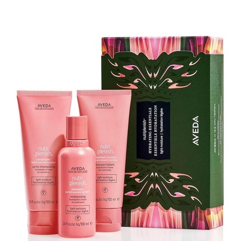 아베다 Aveda Nutriplenish 하이드레이팅 에센셜: 라이트 모이스처 (샴푸 컨디셔닝 트리트먼트 마스크)