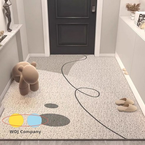 웅둥지 코일 매트 북유럽 패턴 모던 바닥 현관 발매트 80 x 120cm, 1개, 혼합색상