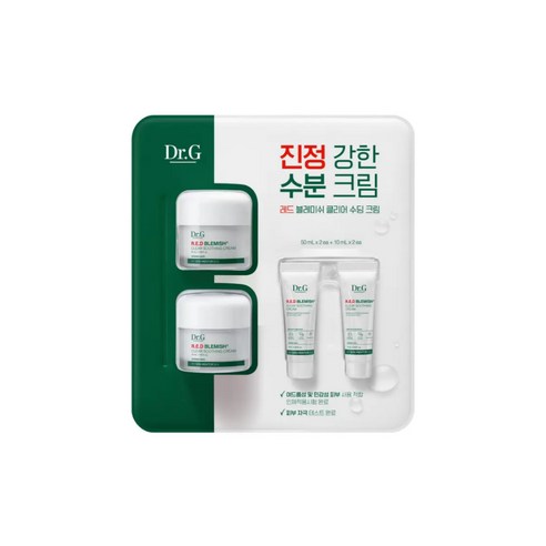 Dr.G Red Blemish Clear Soothing Cream 50x2+10x2 Dr.G 레드 블레미쉬 클리어 수딩크림 50x2 + 10x2