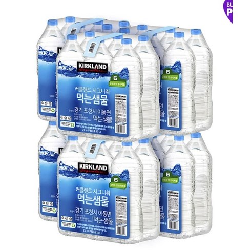 커클랜드 시그니춰 먹는 샘물2L x 6 6팩, 6개, 2L