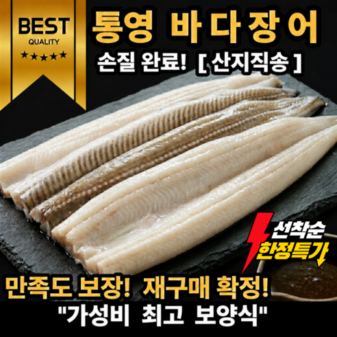 [당일조업] 통영 손질바다장어  구이용 가성비최고